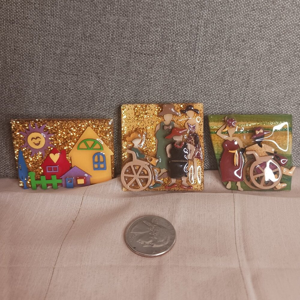 Set of 3 Lucinda Pins